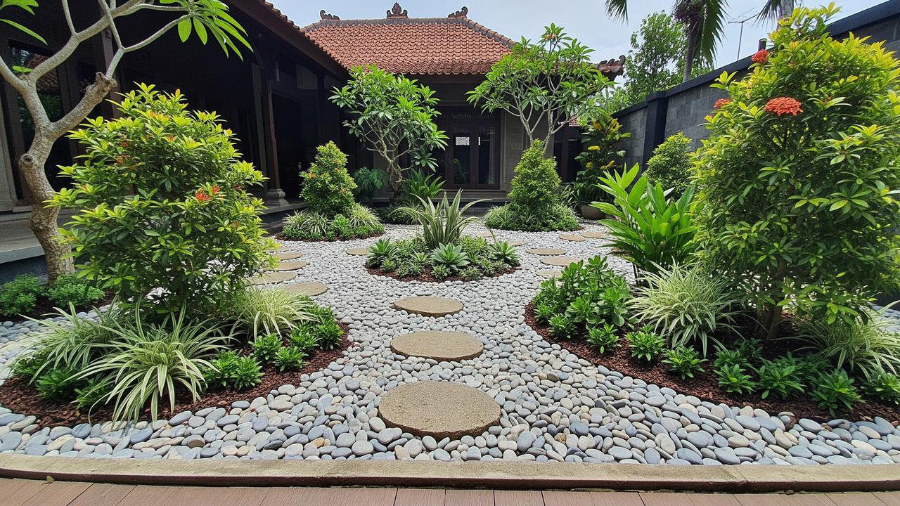 7 Gravel Garden yang Minim Perawatan dan Tetap Hijau, Taman Kerikil Tercantik
