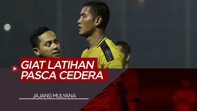 Berita Video Pemain Bhayangkara FC, Jajang Mulyana Lakukan Penyembuhan Tahap Akhir Pasca Cedera