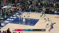 Joel Embiid get 28 points, 12 rebounds and eight assists as the 76ers defeat the Timberwolves in overtime, 118-112.