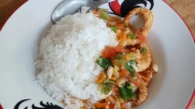 Resep praktis cumi crispy saus asam manis