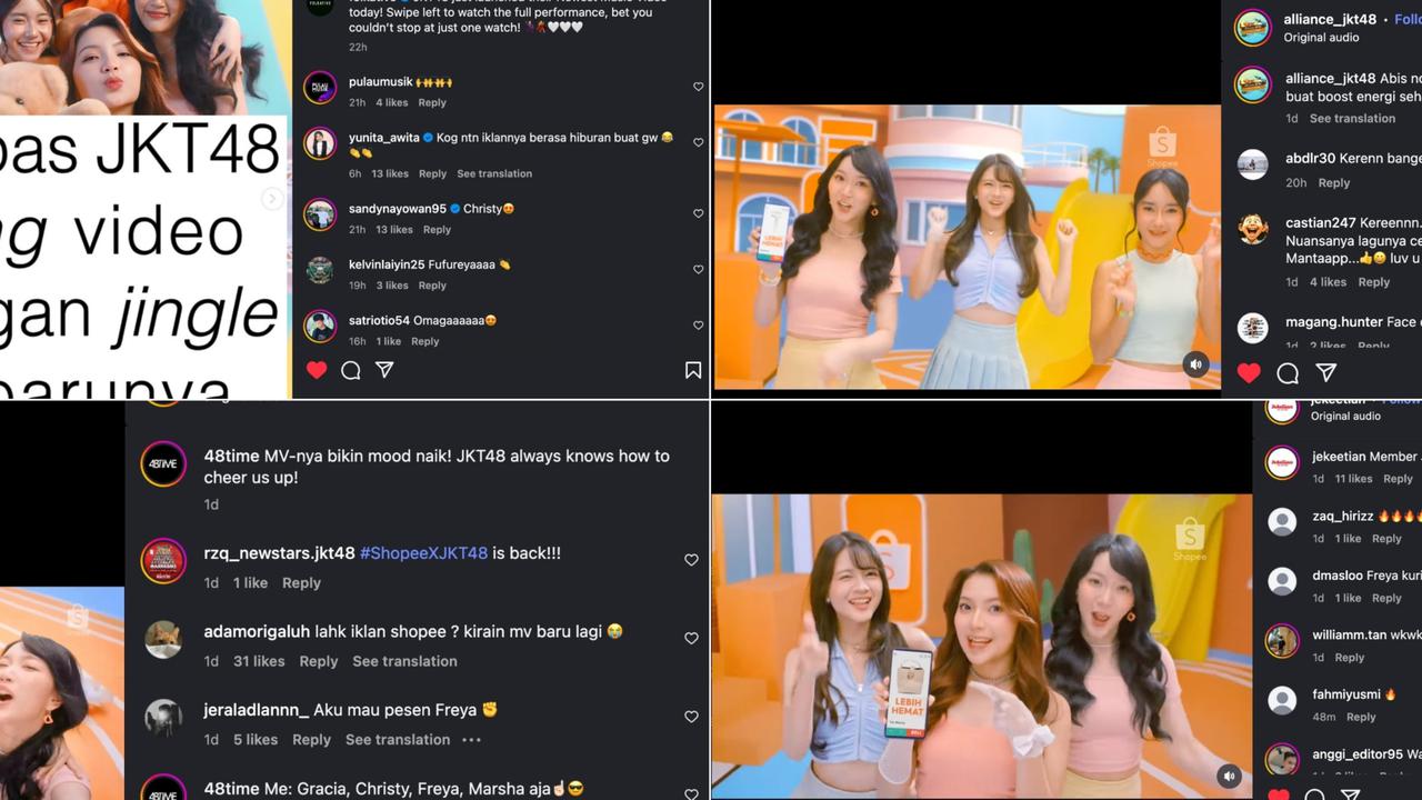 Deretan Publik Figur, Atta, Aurel, Ruben hingga Raffi Terpikat Jingle MV JKT48 x Shopee Lebih Hemat, Lebih Cepat! Lagunya Auto Joget