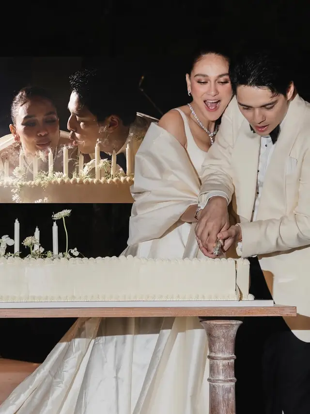 Kue Pernikahan Luna Maya