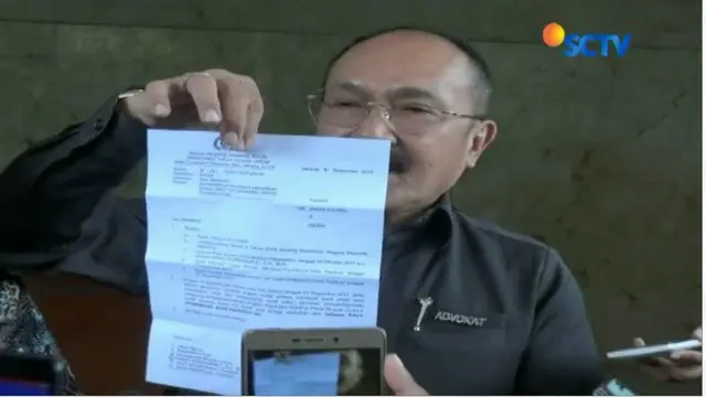 Dua komisioner KPK Agus Rahardjo dan Saut Situmorang dilaporkan kuasa hukum Setya Novanto ke Bareskrim Polri.