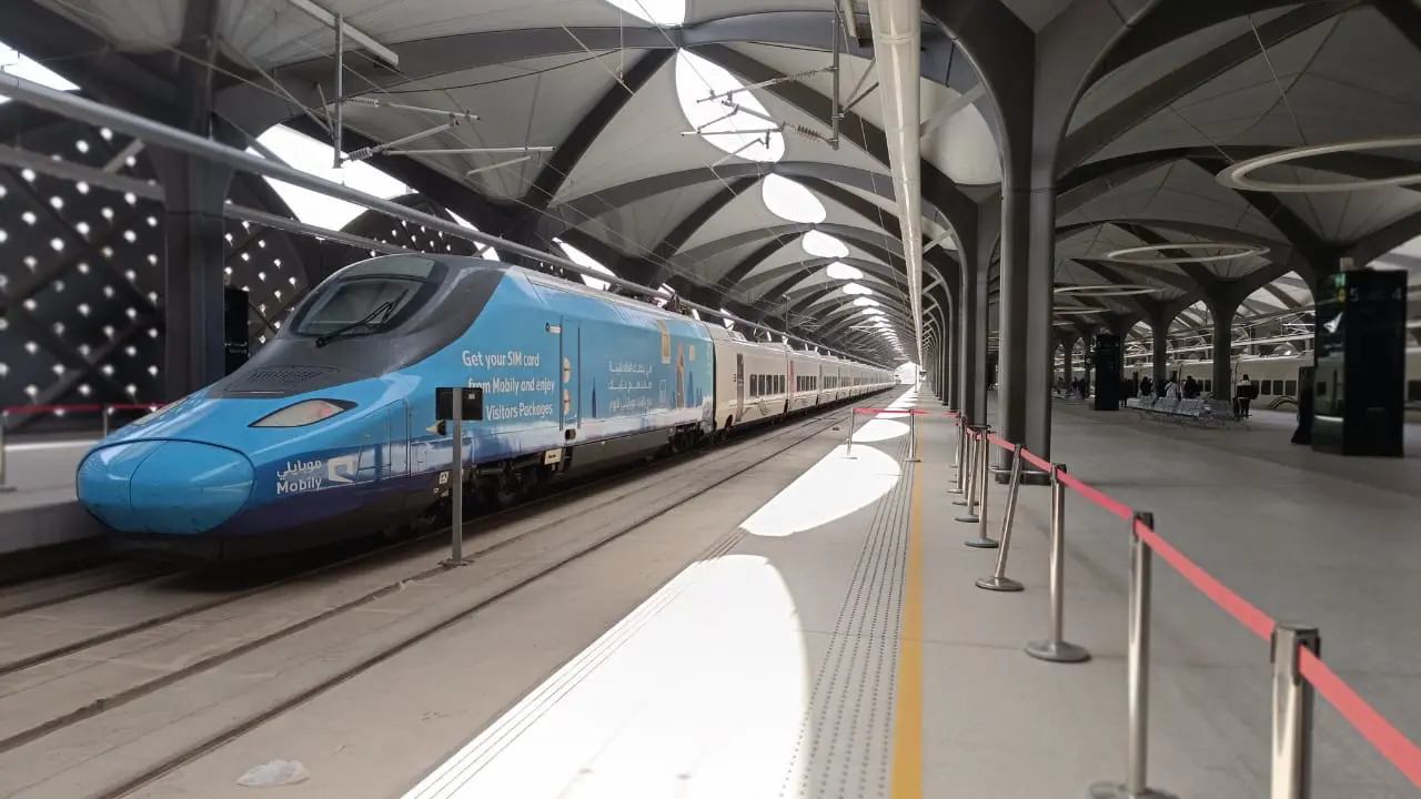 High Speed Railway alias kereta cepat Haramain Express (FOTO: MCH PPIH ARAB SAUDI 2023)