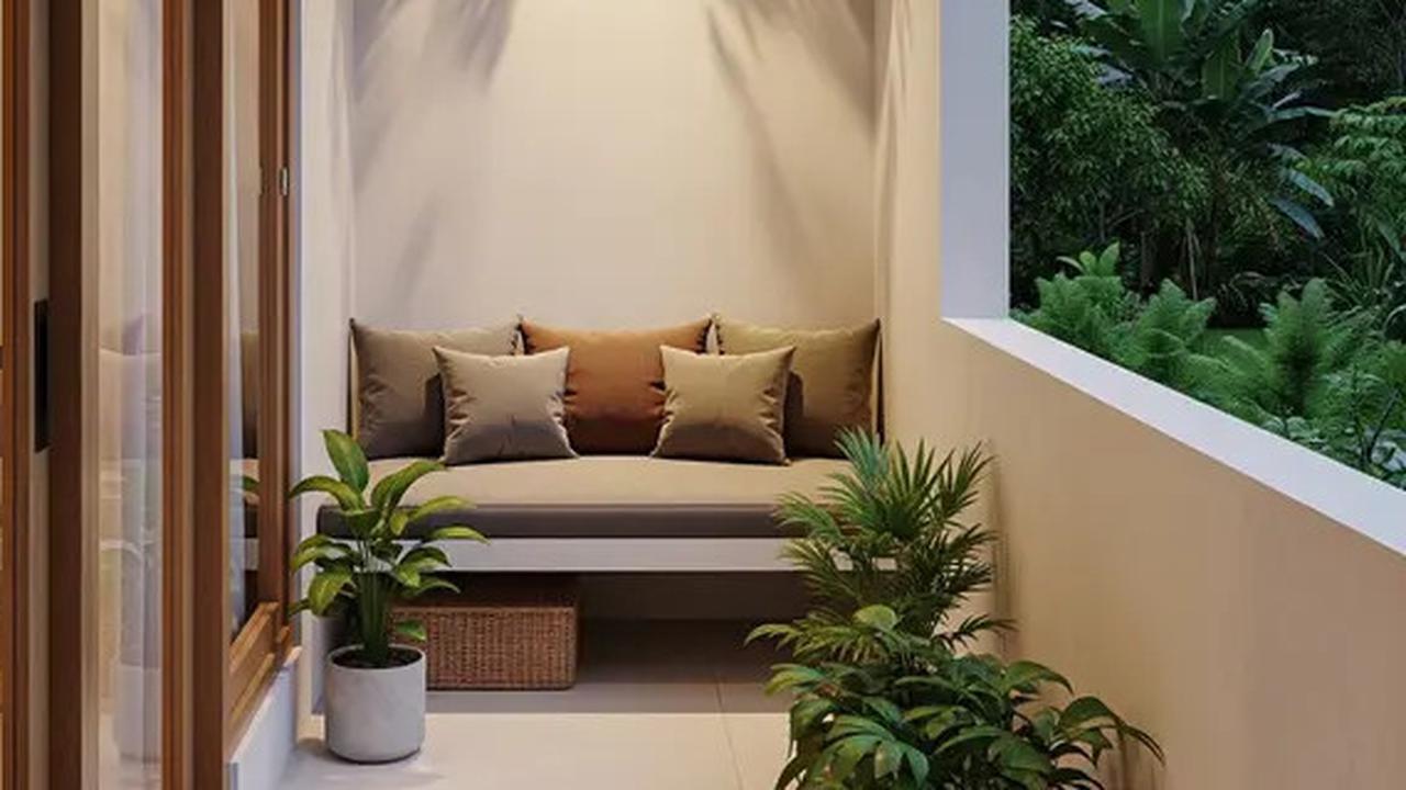 Bikin Betah! Ini 10 Desain Teras Minimalis dengan Balkon Kecil yang Homey Banget
