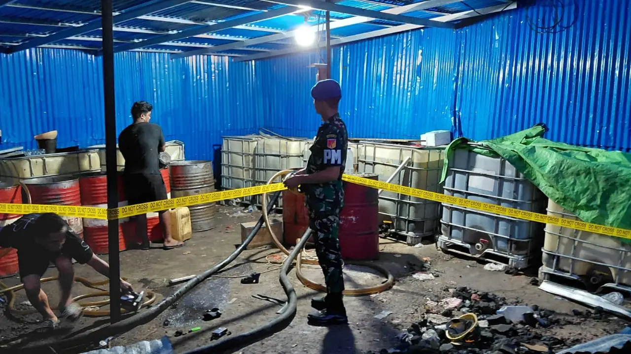 Pomdam XIII/Merdeka gerebek gudang penimbunan solar