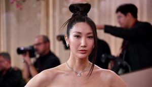 Ejae dalam Golden Globes 2026. (Richard Shotwell/Invision/AP)