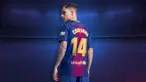 Philippe Coutinho akhirya menggunakan jersey bernomor 14 yang ditinggalkan Javier Mascherano di Barcelona. Coutinho menjadi pemain Brasil pertama yang menggunakan nomor tersebut. (Bola.com/photo fcbarcelona)