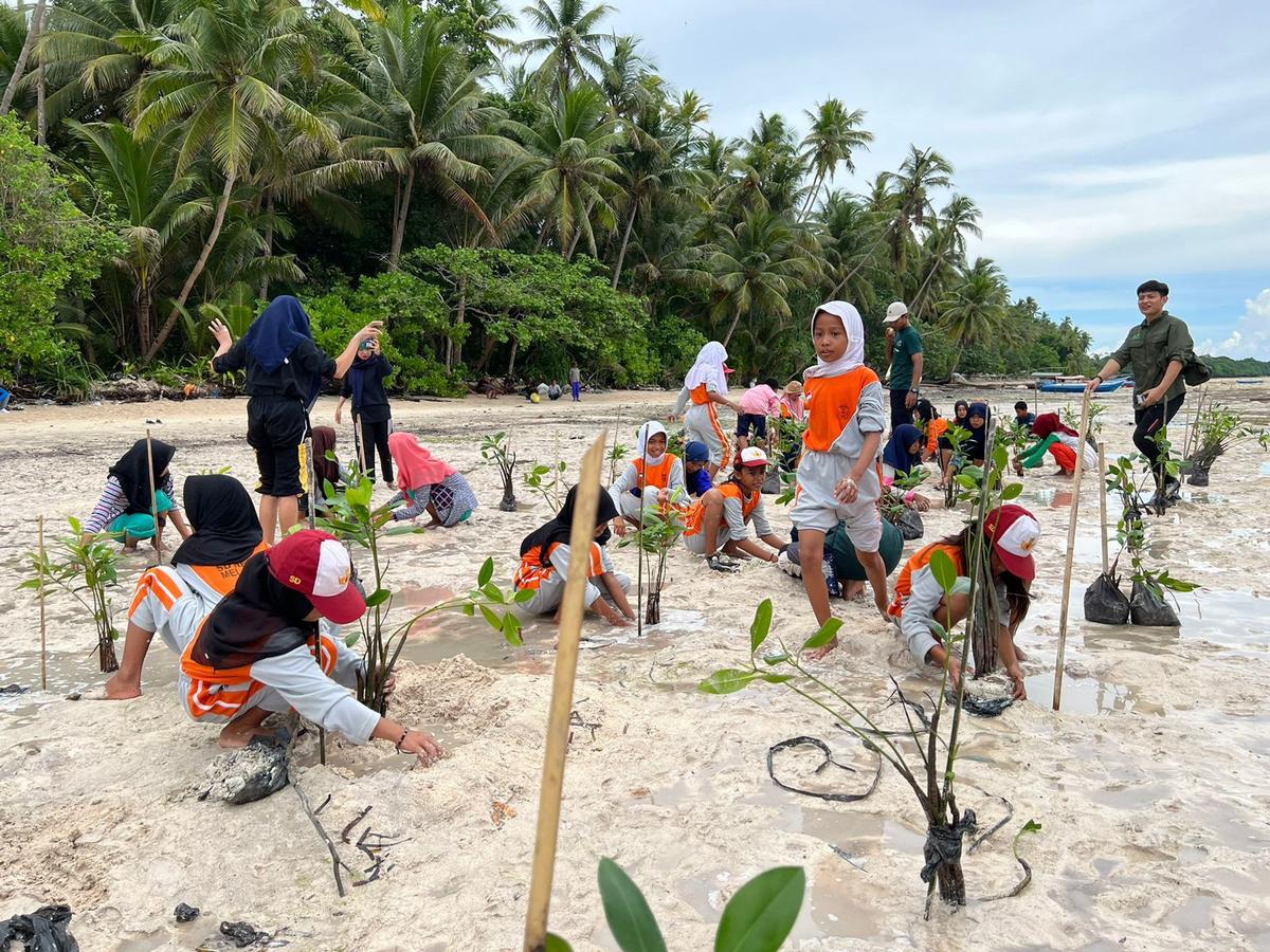 PT PLN (Persero) melakukan penanaman pohon serentak di unit-unit kerja se-Indonesia untuk memperingati Hari Menanam Pohon Indonesia (HPMI) 2022. (Dok PLN)