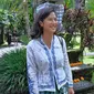 Dian Sastrowardoyo ditemui di sela agenda "Visaraloka" Indonesia Bertutur (INTUR) di Museum Puri Lukisan, Ubud, Bali, 8 Agutus 2024. (Liputan6.com/Asnida Riani)