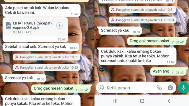 6 Potret Modus Penipuan Terbaru Menyamar Jadi Kurir, Jangan Klik Link Resi