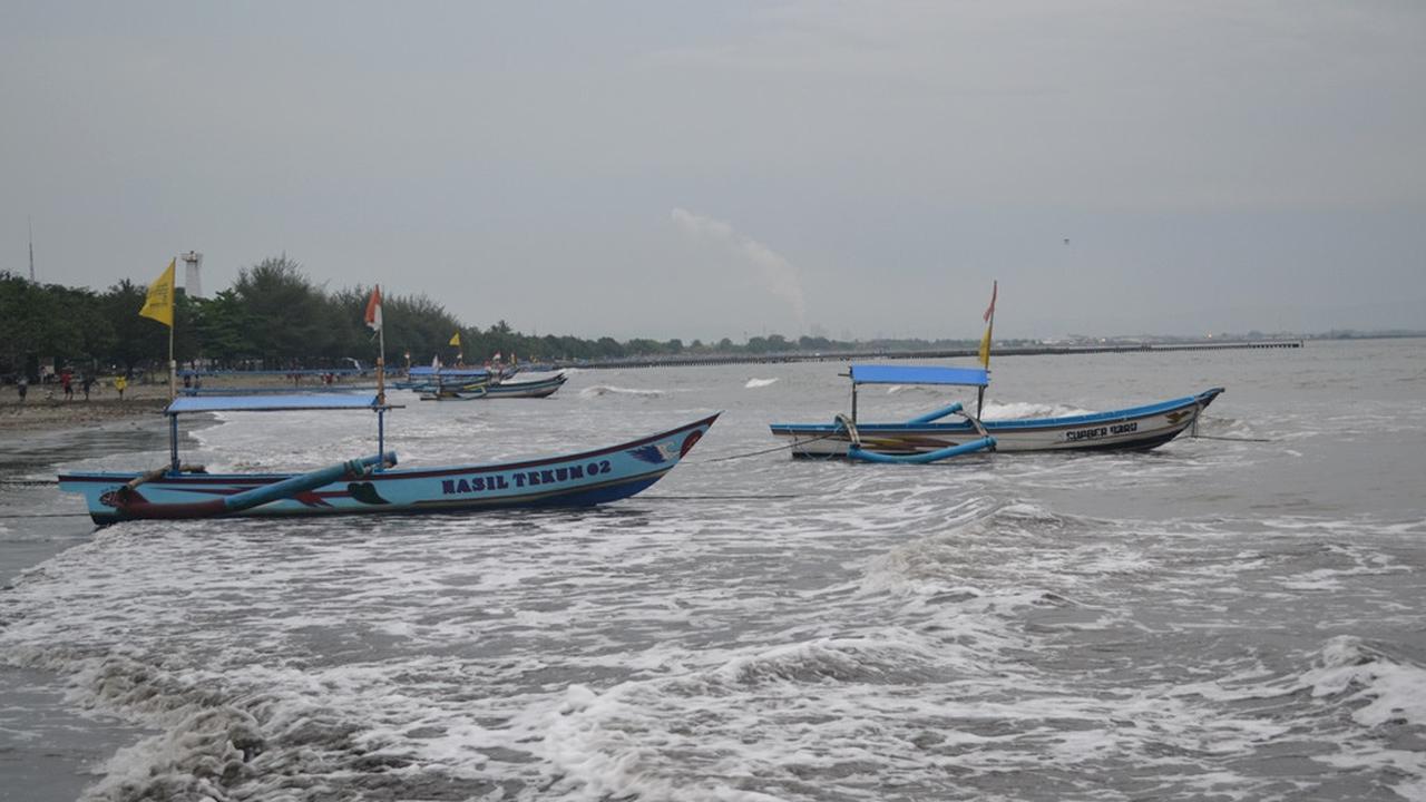 Perairan laut Selatan Cilacap, Jawa Tengah. (Foto: Liputan6.com/Muhamad Ridlo)