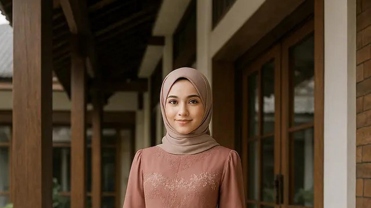 7 Model Gamis Kekinian untuk Wanita Tinggi 150an