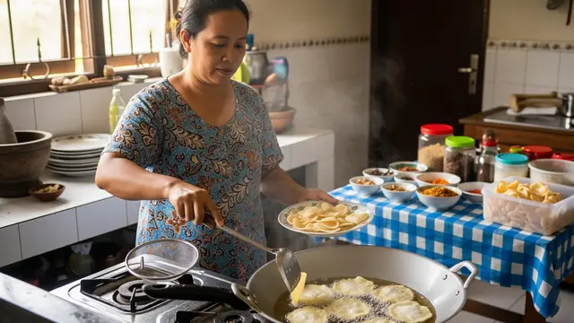 5 Cara Goreng Emping Melinjo agar Renyah Sempurna, Gurih dan Tidak Pahit