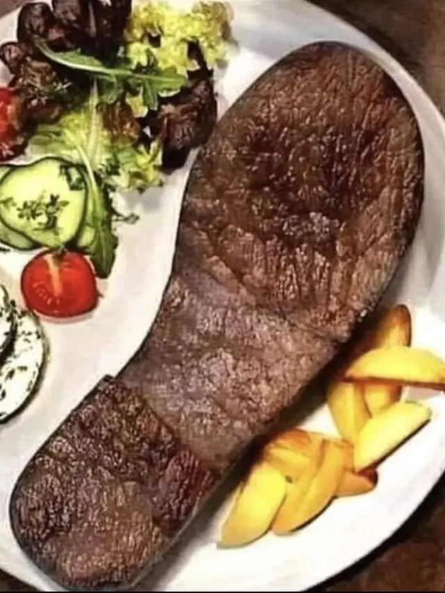 7 Potret Absurd Penyajian Daging Ini dengan Bentuk Nyeleneh