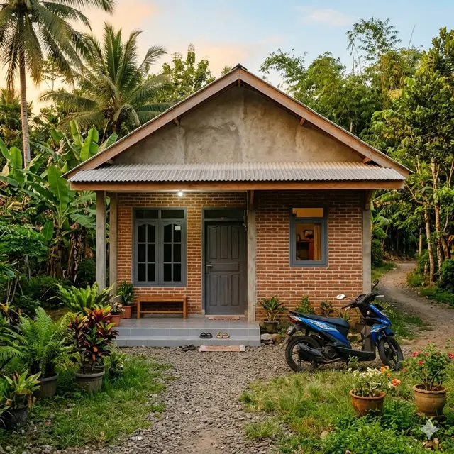 Model Rumah Minimalis dengan Budget Rp 150 Juta di Desa