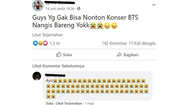 5 Status Facebook Berkorban Demi Nonton Konser Ini Bikin Geleng Kepala
