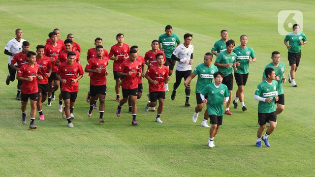 Latihan Perdana Timnas Indonesia U-23