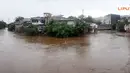 Wilayah 'delta' menjadi titik temu aliran air Ciliwung. (Liputan6.com/Abdul Azis Prastowo)