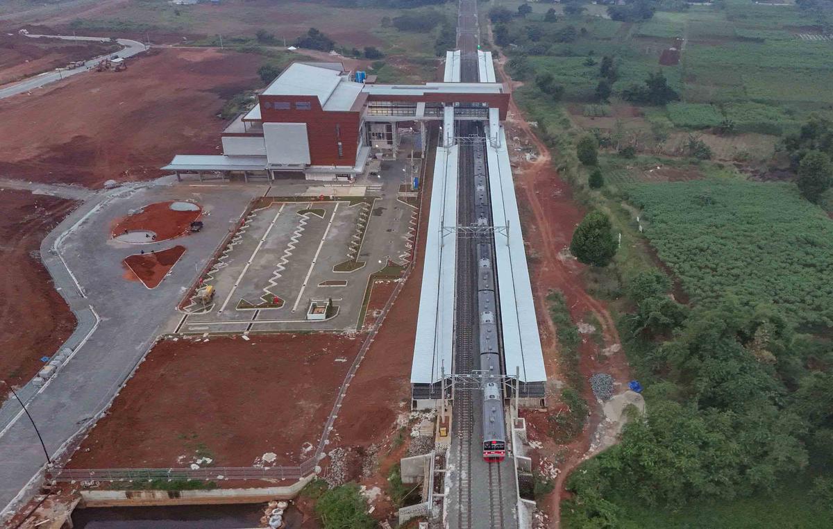 FOTO: Stasiun Jatake Hampir Rampung,  Siap Layani Warga BSD dan Sekitarnya