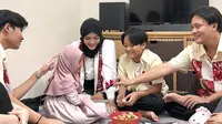 Potret anak-anak Sule kunjungi Bintang (Sumber: Instagram/putridelinaa)