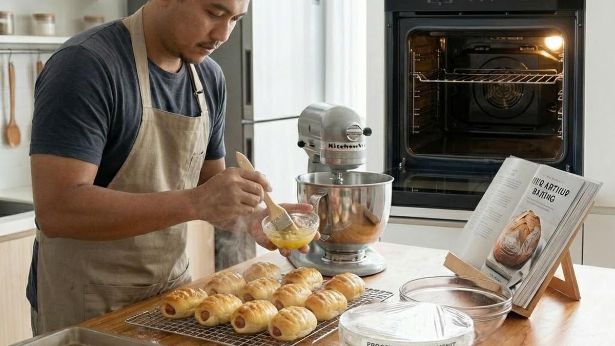 Resep Roti Sosis Garlic yang Harum dan Empuk dengan Bahan Sederhana