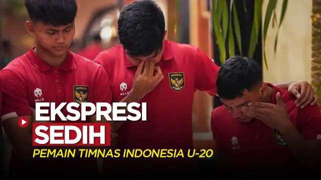 VIDEO: Ekspresi Sedih Para Pemain Timnas Indonesia U-20 setelah Indonesia Batal Menjadi Tuan Rumah Piala Dunia U-20