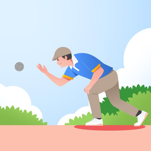 Ilustrasi petanque
