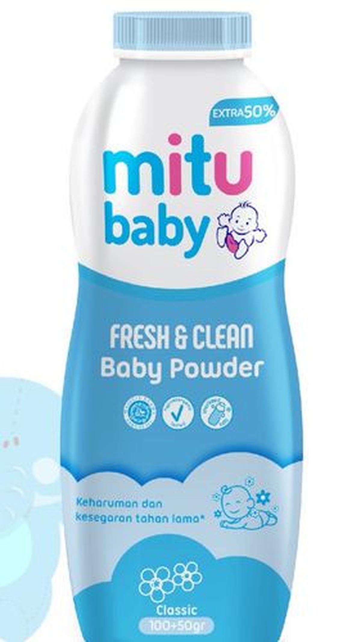 <b>Mitu Baby Powder Fresh &amp; Clean Pink Floral</b>