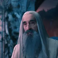 Christopher Lee saat melakoni peran Saruman. Foto: via lotr.wikia.com