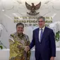 Menteri Koordinator Bidang Perekonomian Airlangga Hartarto menerima kunjungan Duta Besar Uni Eropa untuk Indonesia Vincent Piket, Selasa (15/08).
