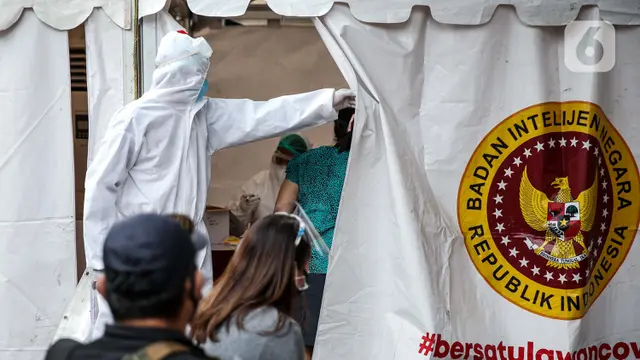 BIN Gelar Tes Swab Massal di Gedung KPU