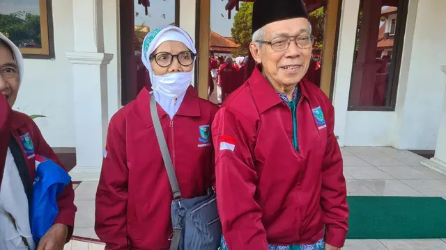 Pelepasan jemaah haji asal Purbalingga. (Foto: Kominfo Purbalingga)