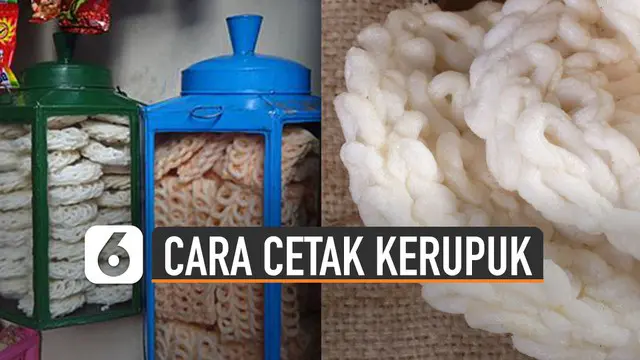 Ternyata ini dia cara mencetak kerupuk blek yang sering kita jumpai sebagai pendamping saat makan.