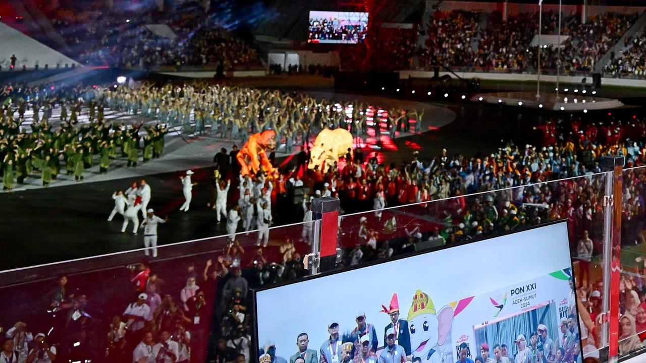 Presiden Jokowi Buka Pekan Olahraga Nasional (PON) XXI Tahun 2024 di Stadion Harapan Bangsa, Kota Banda Aceh