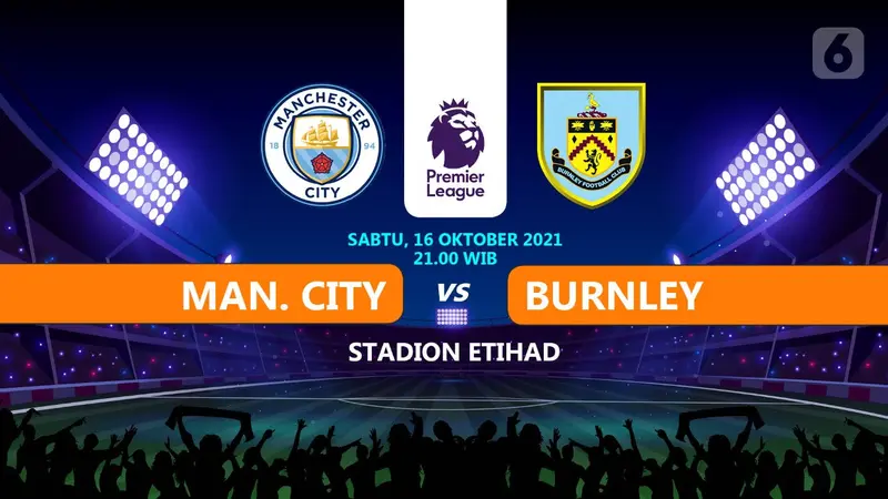 Manchester City - Bunrley - Liga Inggris