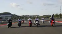 Honda EM1 e: Cetak Sejarah Jadi Motor Listrik Resmi Pertama di MotoGP Mandalika