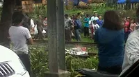 Pejalan Kaki Tertabrak Kereta Dekat Stasiun Kebayoran Lama