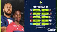 Jadwal Ligue 1 Liga Prancis Pekan ke-35 Live Vidio 13-15 Mei : Lens Vs Reims, PSG Vs Ajaccio