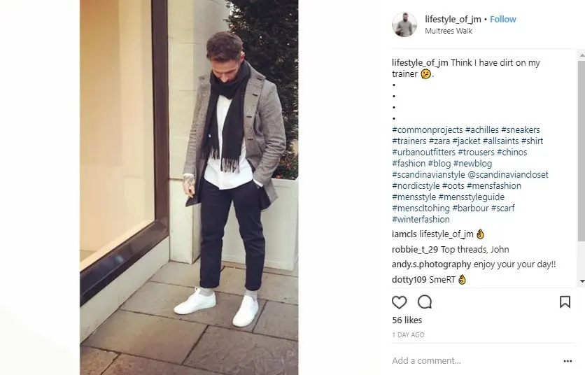 Pria, simak tip dan trik gunakan celana chinos untuk tampilan kian bergaya. (Foto: Instagram/ @lifestyle_of_jm)