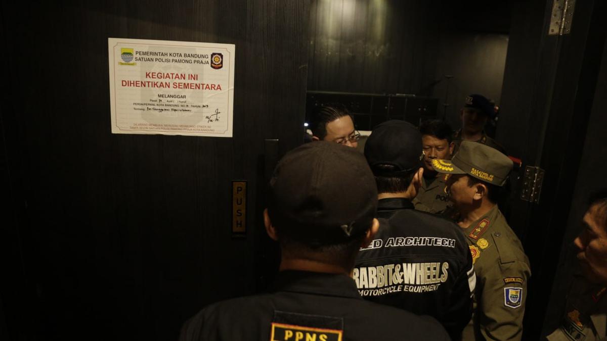Razia Tahun Baru Islam: Tempat Hiburan Malam di Bandung Digerebek Gegara Nekat Buka!
