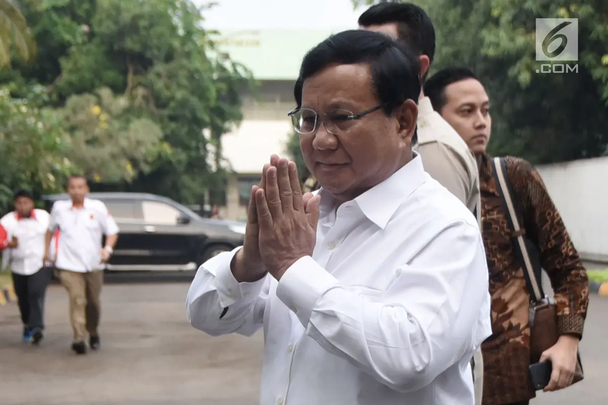 Prabowo Subianto dan Sandiaga Uno Tes Kesehatan