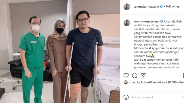 Tommy Kurniawan (Foto: Instagram/@tommykurniawan)