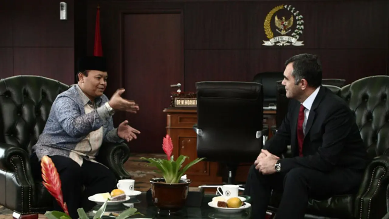 Bertemu Dubes Turki, Wakil Ketua MPR Paparkan Keunikan Indonesia