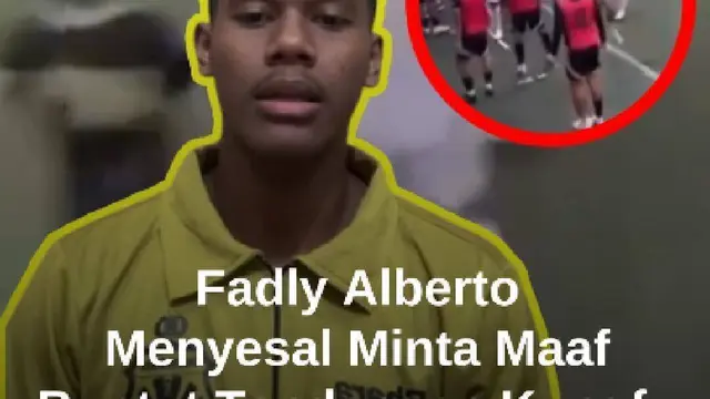 Pemain Timnas Fadly Alberto Menyesal Minta Maaf, Siap Terima Sanksi Buntut Tendangan Kungfu