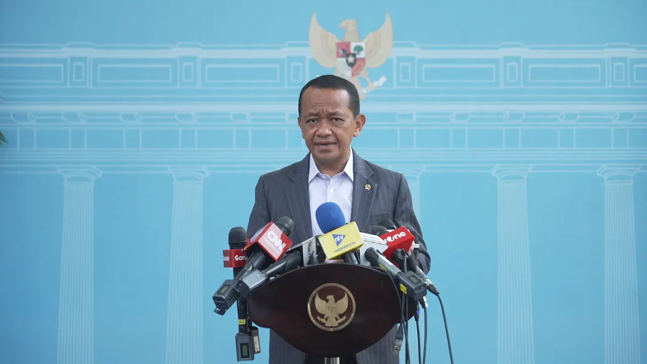 Menteri Energi dan Sumber Daya Mineral (ESDM), Bahlil Lahadalia di Istana. Dok Bakom