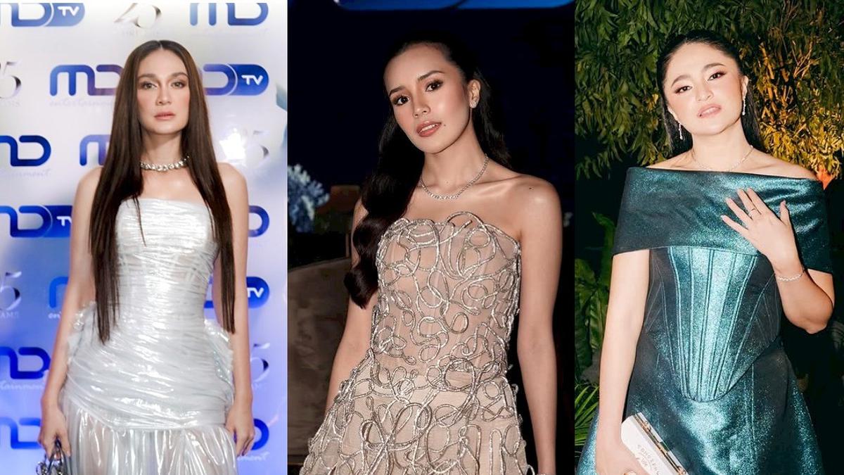 10 Adu Gaun Glamor Artis di Acara Perayaan Ulang Tahun MD Entertainment, Luna Maya, Beby Tsabina, hingga Marshanda