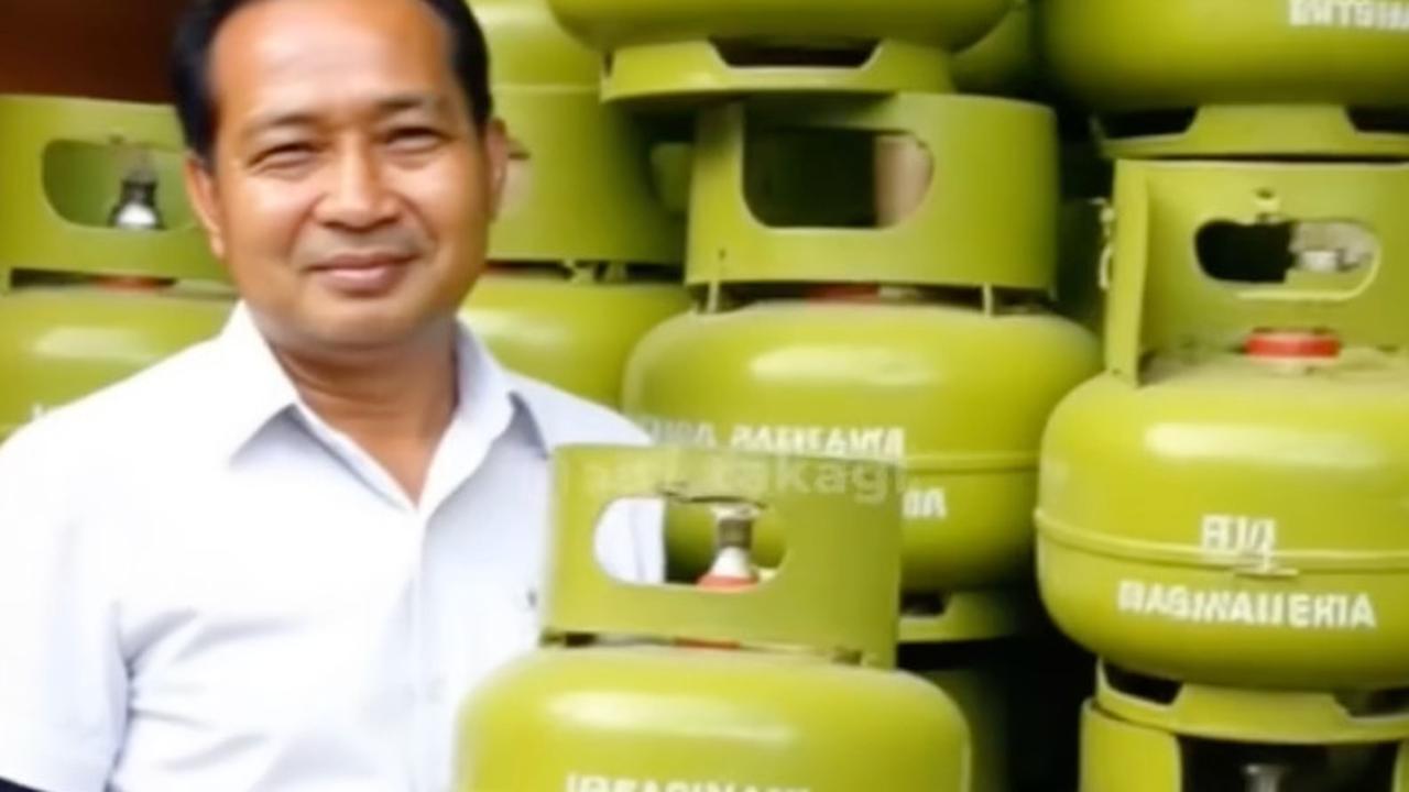 Ini Penampakan jika Para Mantan Presiden Indonesia Jadi Pedagang Gas 3Kg Versi AI