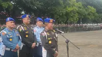 Danpuspom TNI Mayjen Yusri Nuryanto menyatakan, belum ada laporan terkait prajurit melanggar netralitas TNI selama Pemilu 2024 berlangsung. (Merdeka.com)