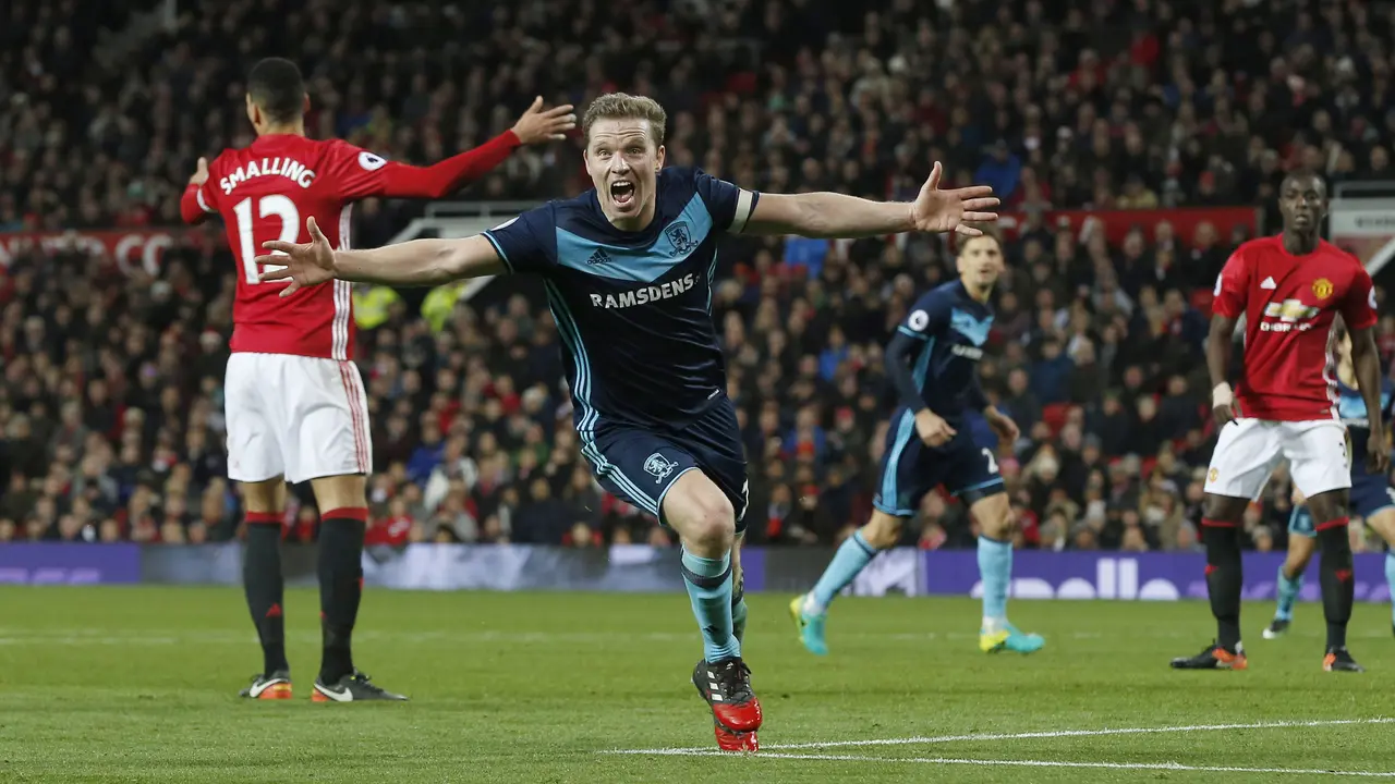 Gol Paul Pogba di Menit Akhir Menangkan Manchester United atas Middlesbrough